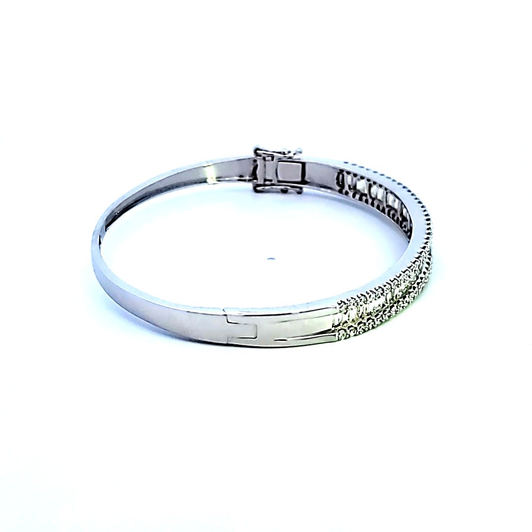14KW Diamond Bangle Bracelet