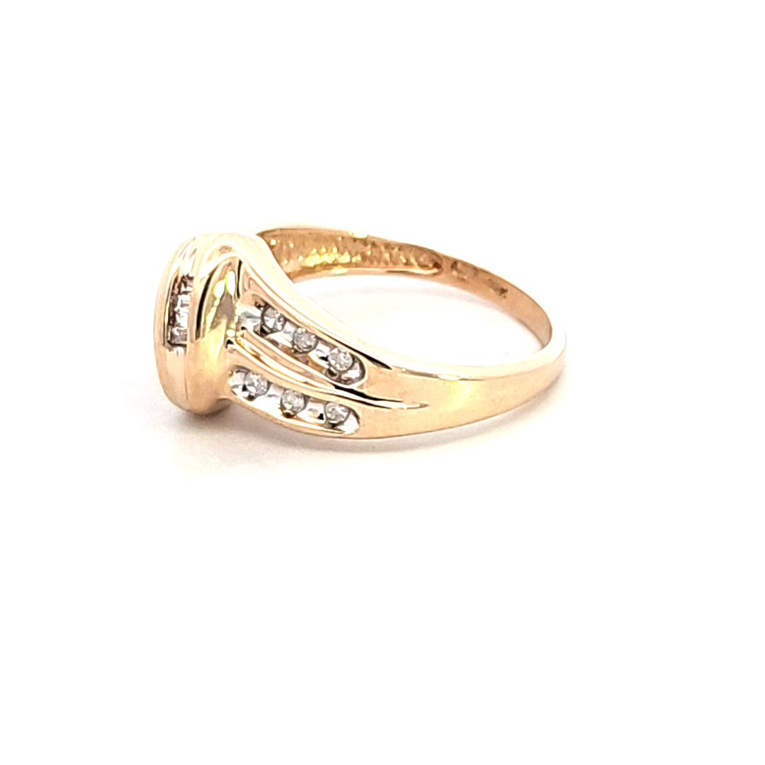 10KY Diamond Estate Ring