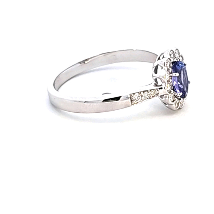 14KW Tanzanite and Diamond Ring
