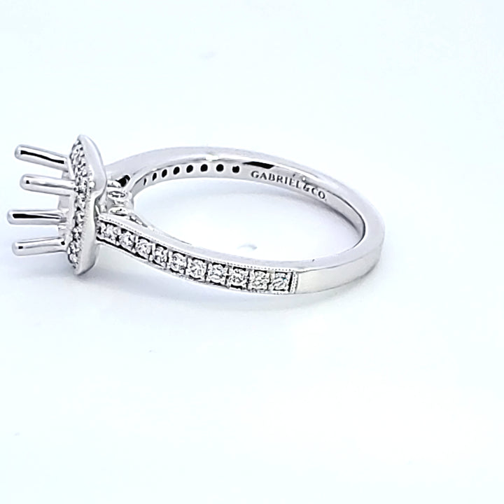 14KW Diamond Semi Mount Engagement Ring