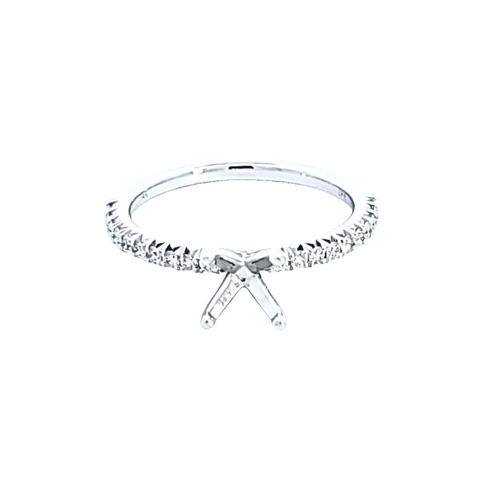 14KW Diamond Semi Mount Engagement Ring
