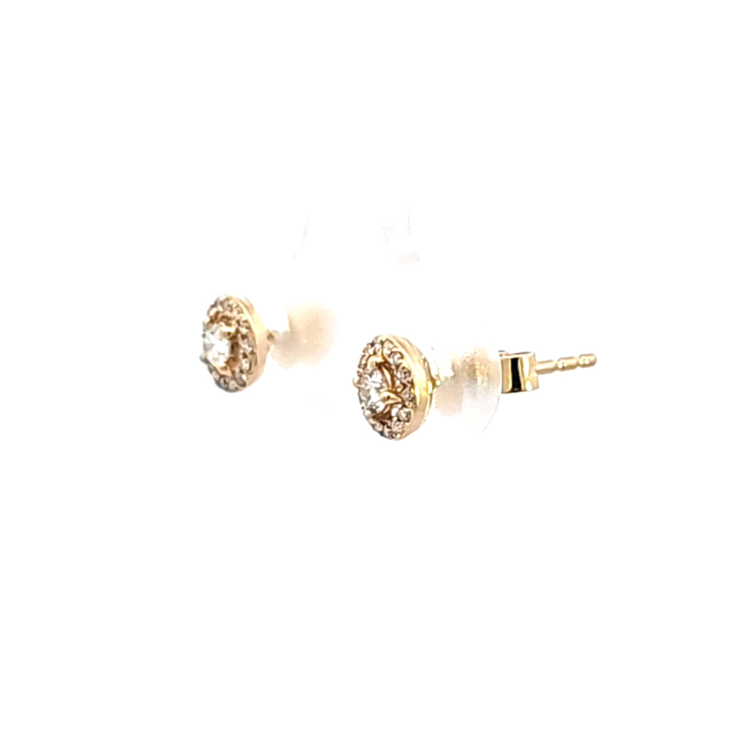 14KY Diamond Earrings