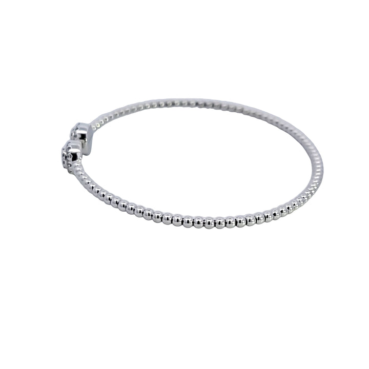 14KW Bujukan Bead Split Cuff Bangle Bracelet
