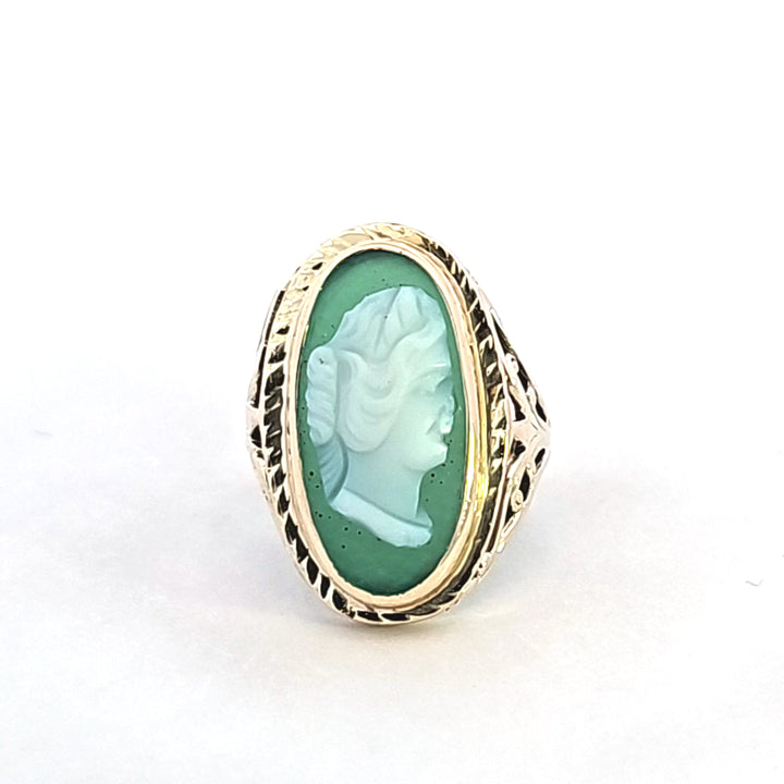 14KY Cameo Estate Ring