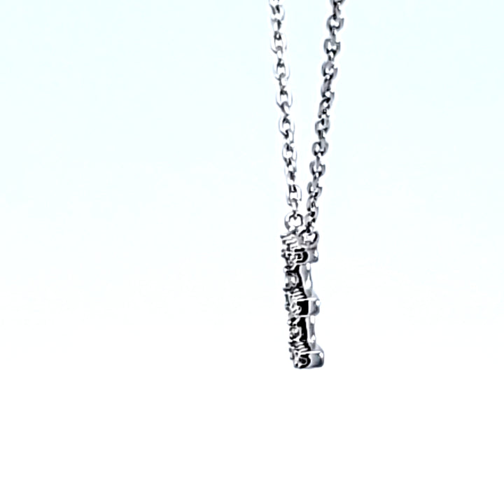 10KW Diamond Initial E Necklace