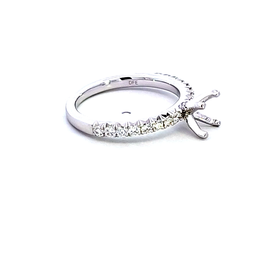 14KW Diamond Semi Mount Engagement Ring