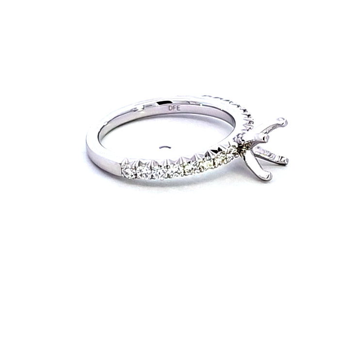 14KW Diamond Semi Mount Engagement Ring