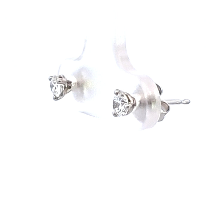 14KW 1/3 ctw Diamond Martini Stud Earrings