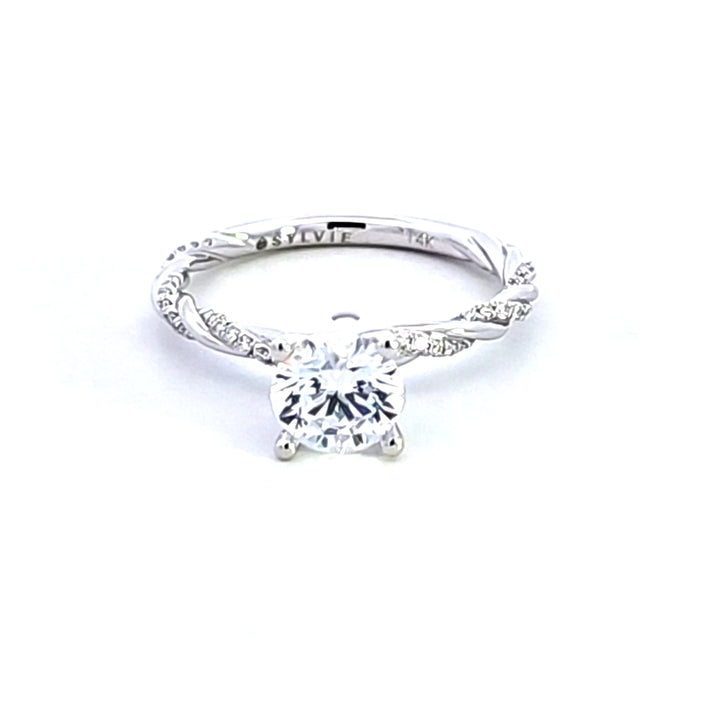 14KW Diamond Semi Mount Engagement Ring
