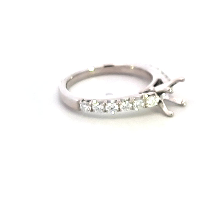 14KW Diamond Semi Mount Engagement Ring