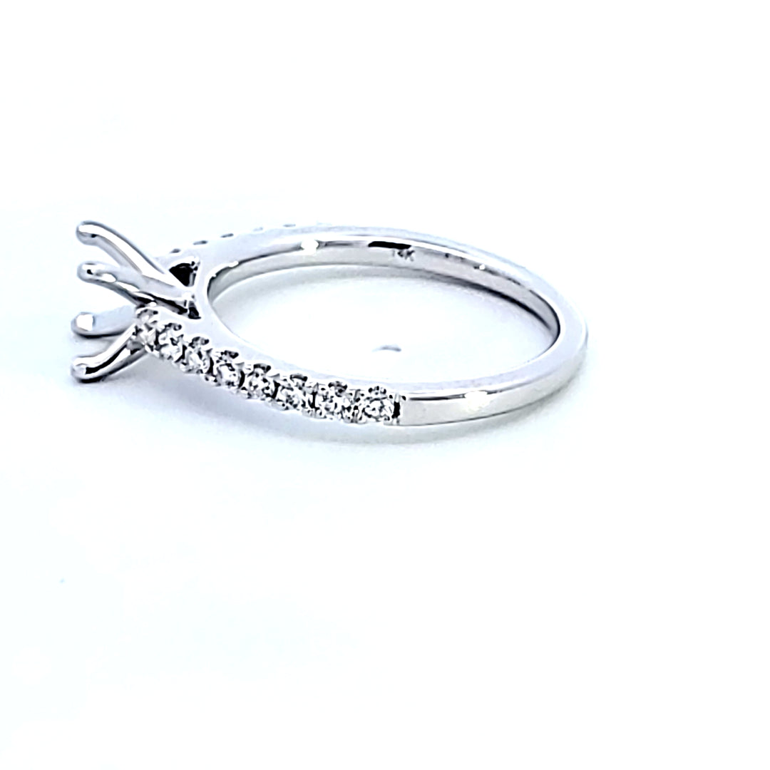 14KW Diamond Semi Mount Engagement Ring