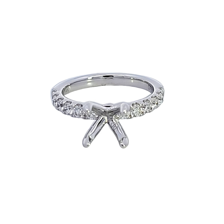 14KW Diamond Semi Mount Engagement Ring
