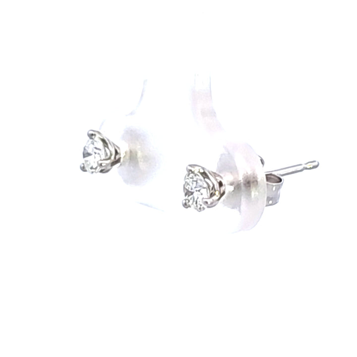 14KW 3/8 ctw Diamond Martini Stud Earrings