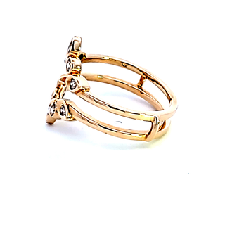 14KY Diamond Insert Wedding Band