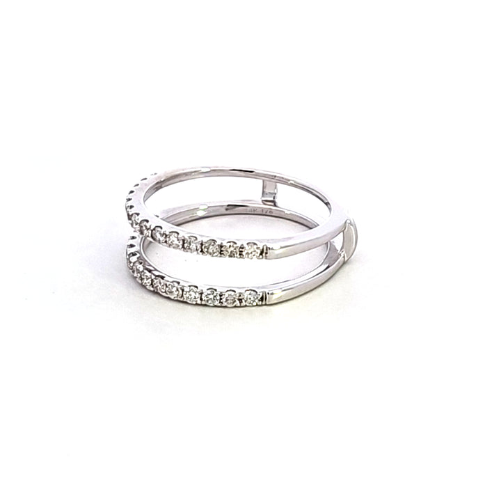14KW Diamond Wrap Style Wedding Band