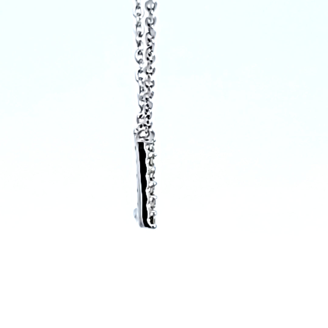 10KW Diamond Initial L Necklace