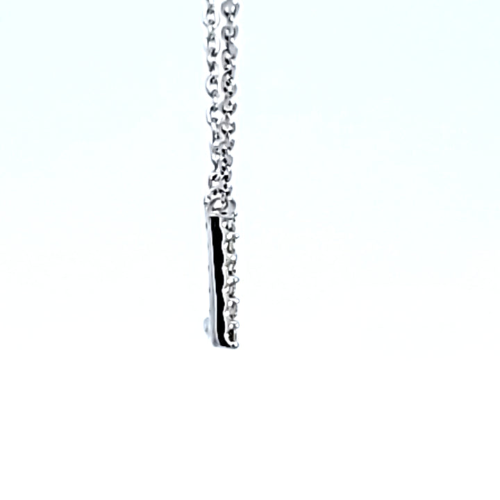 10KW Diamond Initial L Necklace