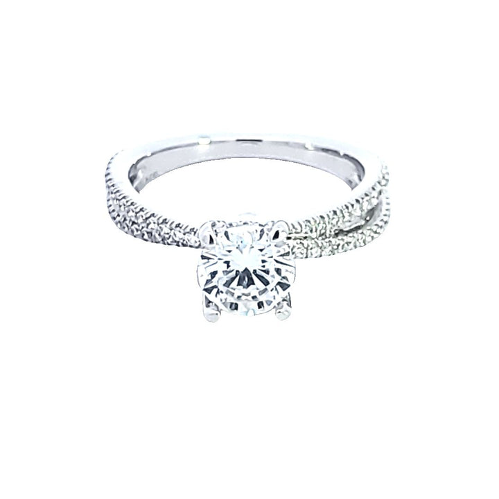 14KW Diamond Semi Mount Engagement Ring