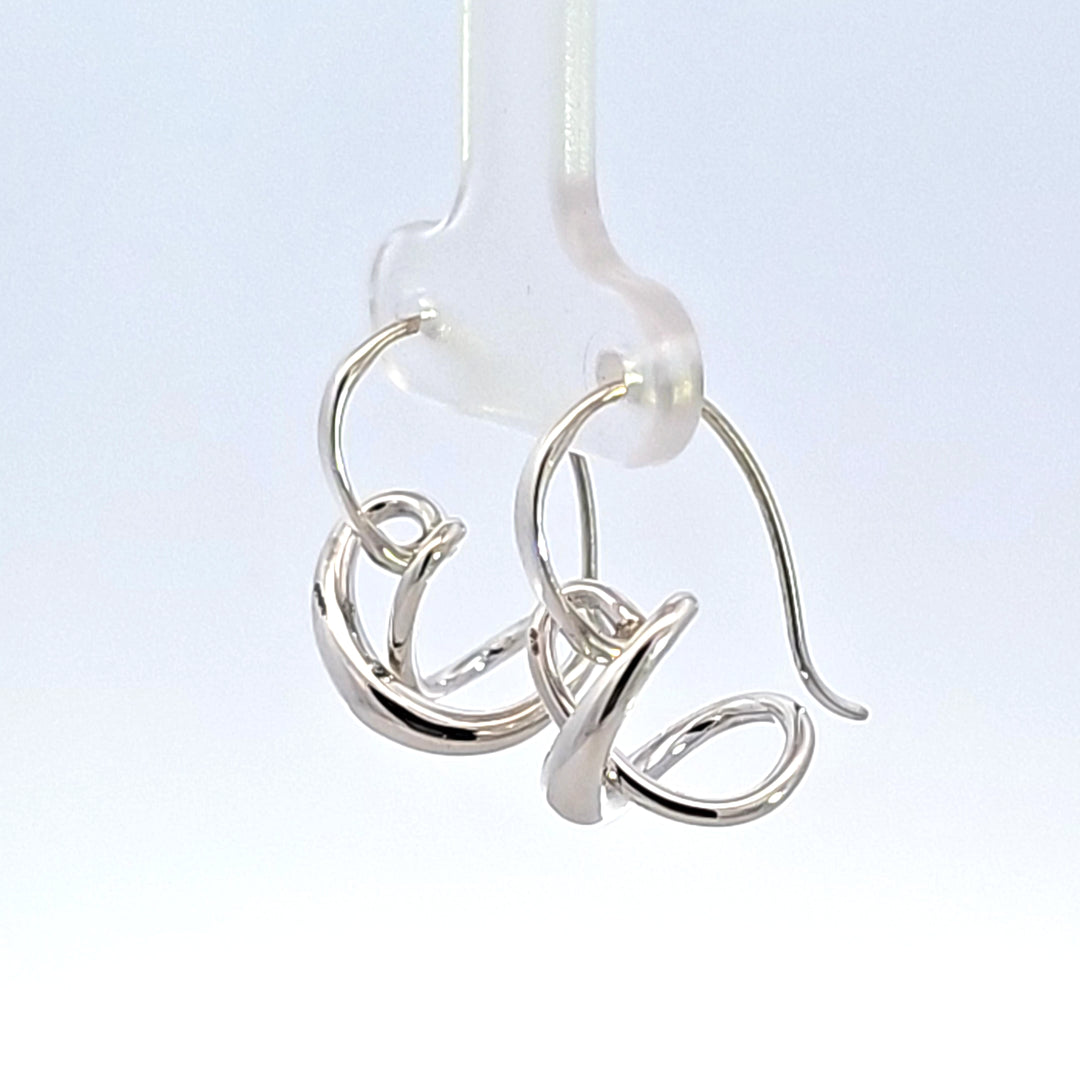 Sterling Silver Secret Heart Earrings