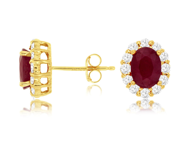 Colored Stone Earring
