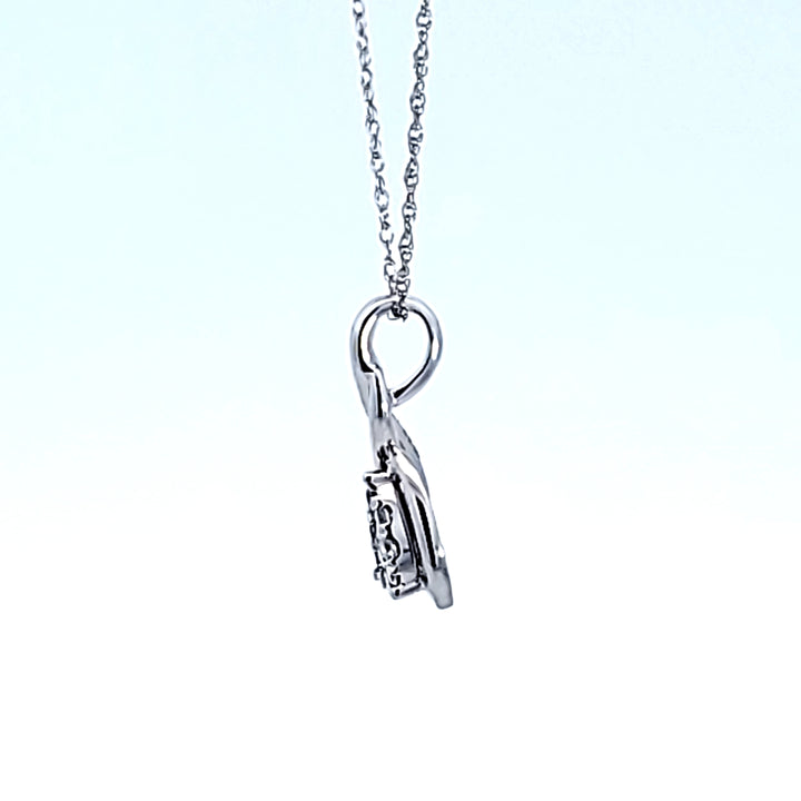 14KW "Lovebright" Diamond Pendant