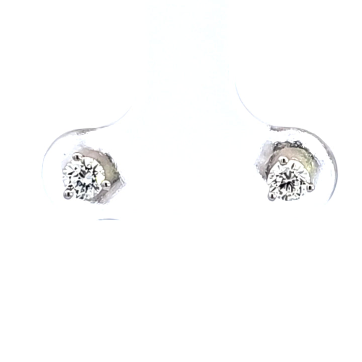 14KW 3/8 ctw Diamond Martini Stud Earrings