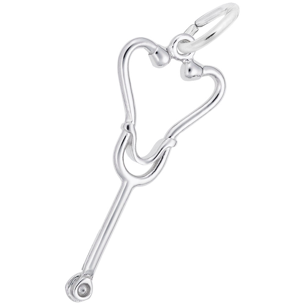 Sterling Silver Stethoscope Charm