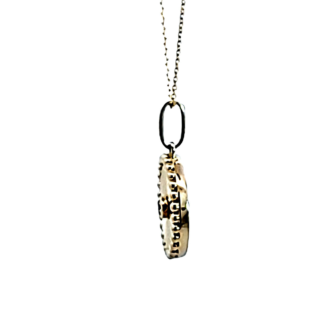 10KY Diamond Pendant