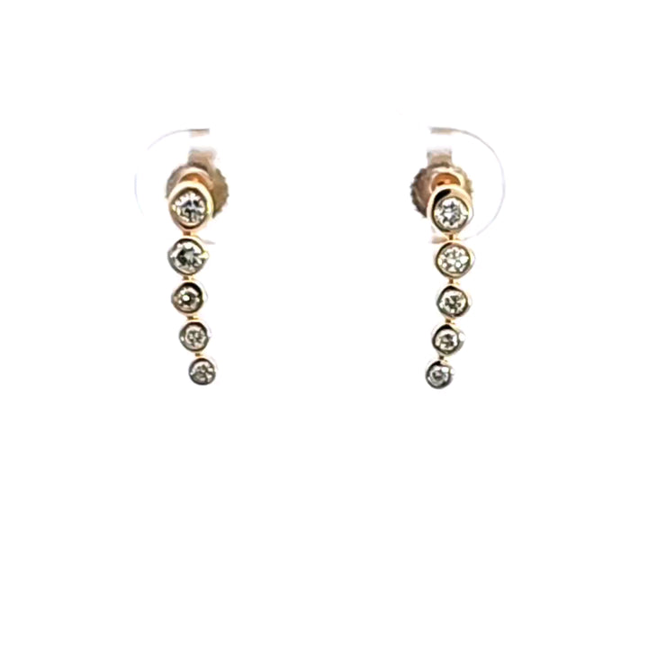 14KY Diamond Earrings