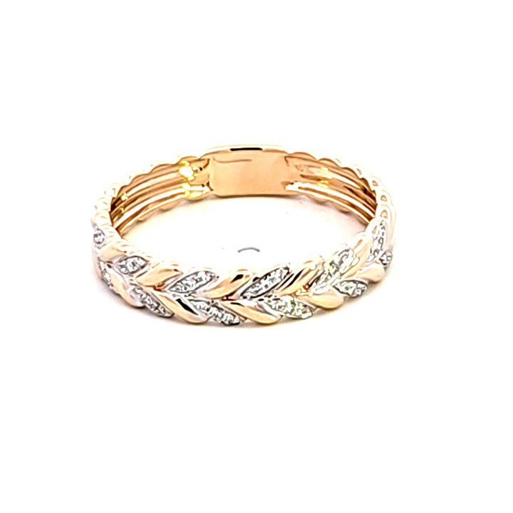 14KY Laurel Wreath Band