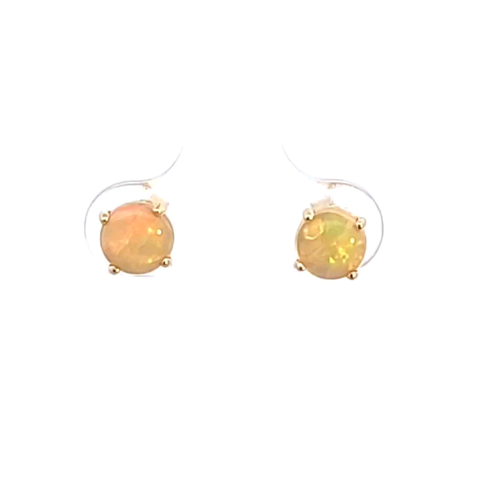 14KY Opal Stud Earrings