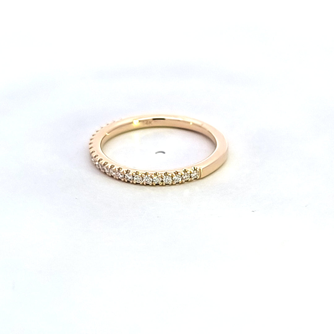 14KY Diamond Wedding Band