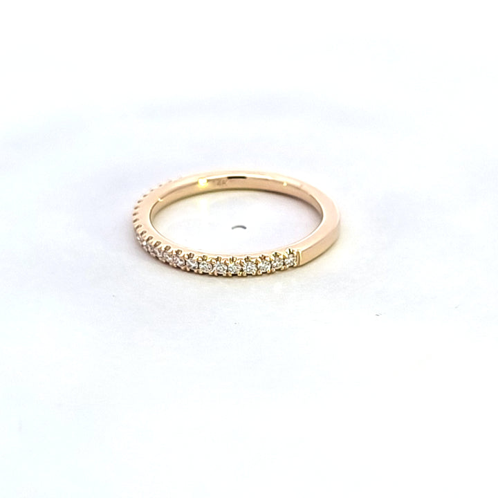 14KY Diamond Wedding Band
