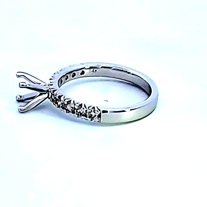 14KW Diamond Semi Mount Engagement Ring