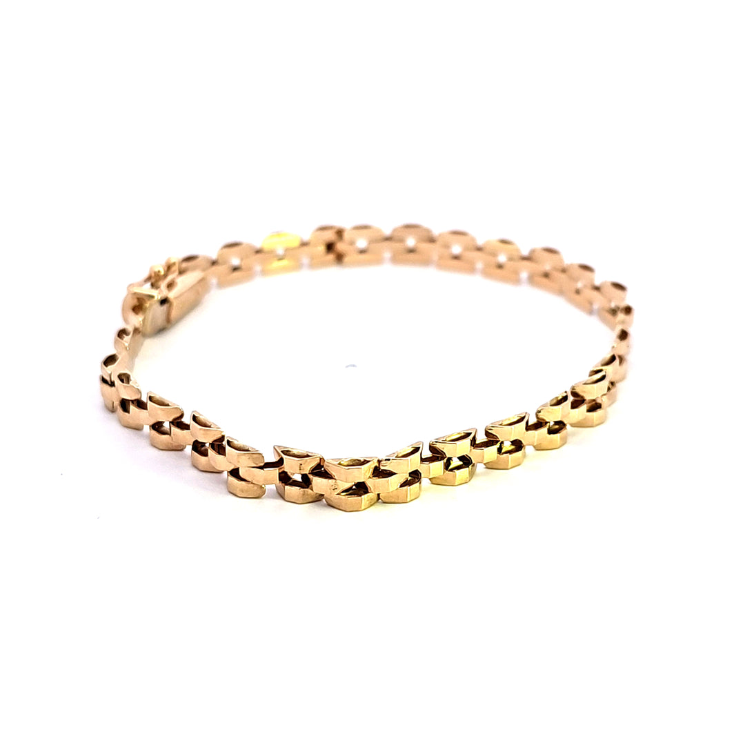 14KY Link Estate Bracelet