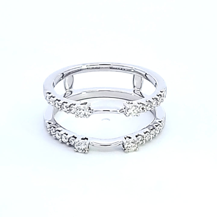 14KW Insert Style Diamond Wedding Band