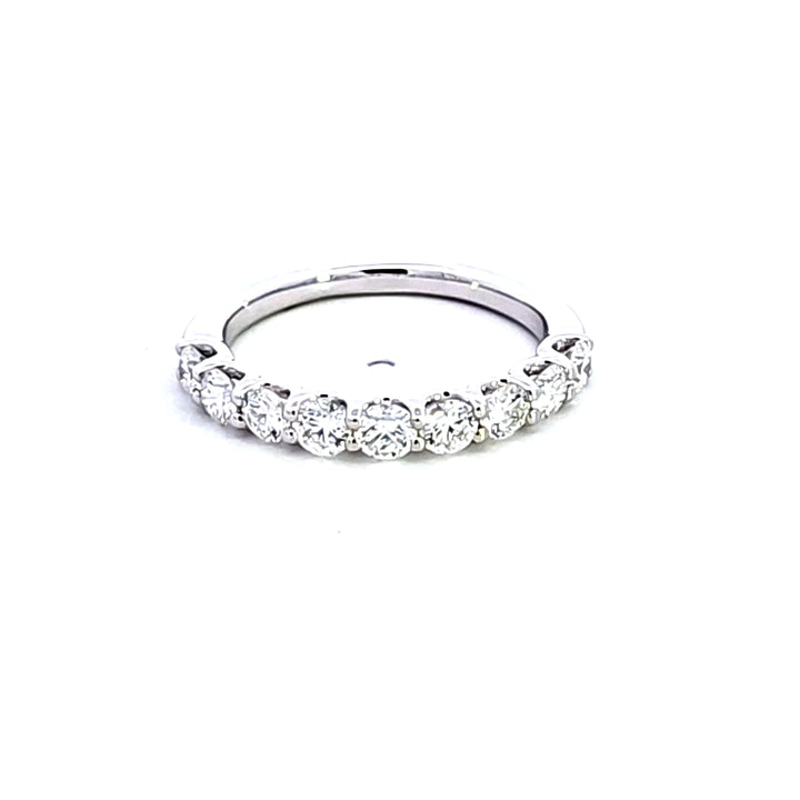 14KW Diamond Common Prong Wedding Band