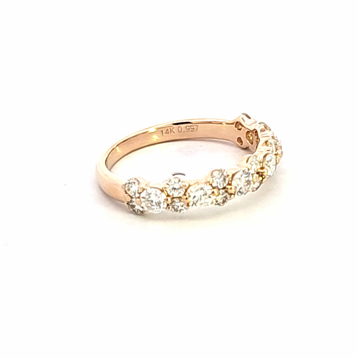 14KY Diamond Wedding Band