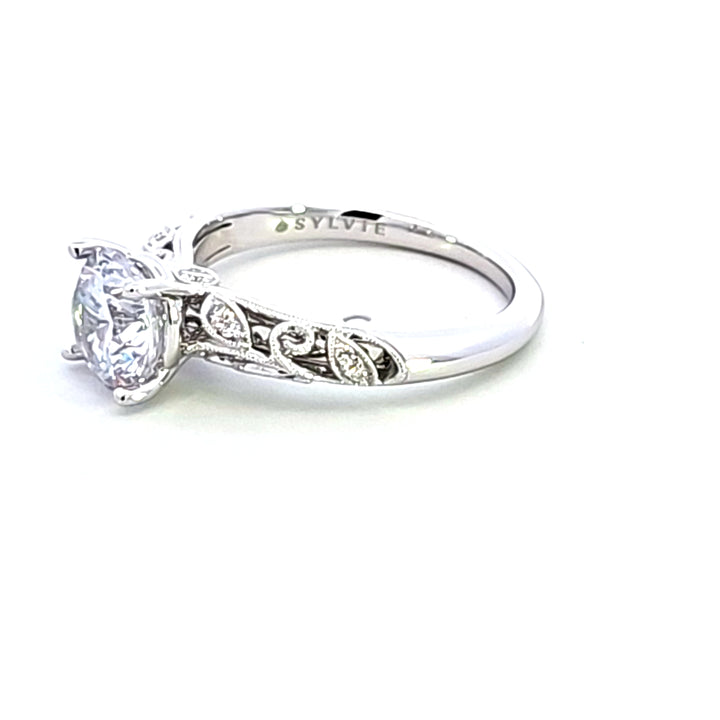 14KW Diamond Semi Mount Engagement Ring