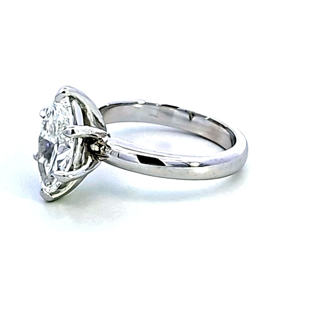 14KW 2.10 Carat Marquise Lab Grown Diamond Solitaire Engagement Ring