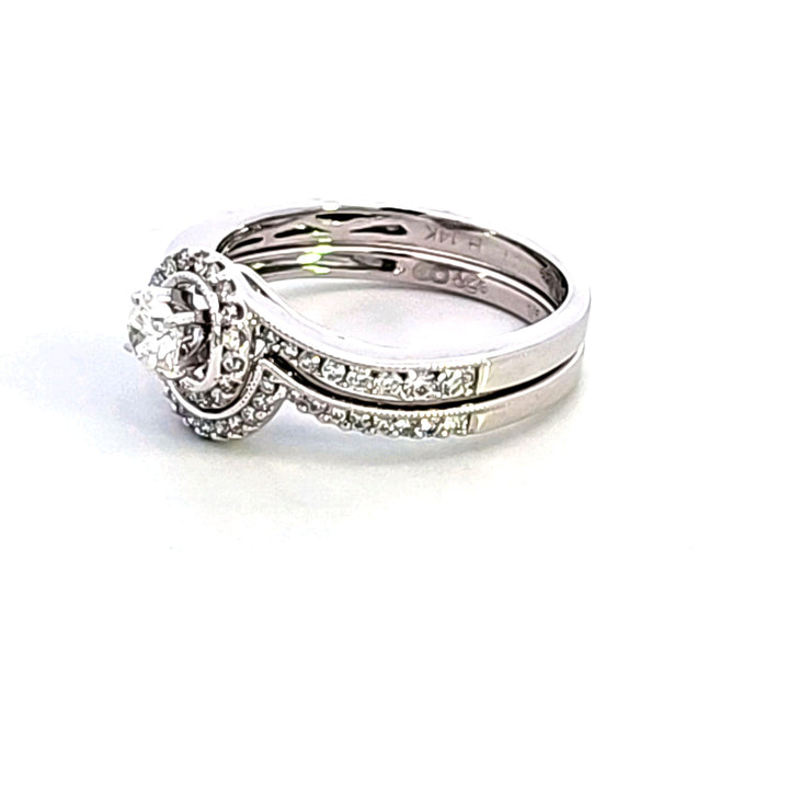 14KW Diamond Wedding Set