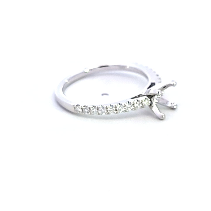 14KW Diamond Semi Mount Engagement Ring