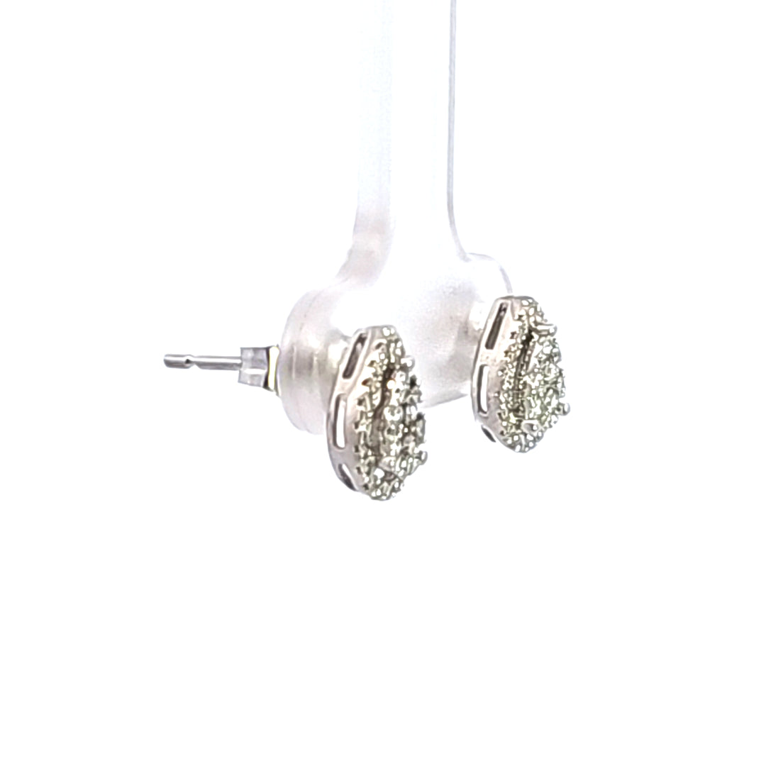 14KW Diamond Earrings
