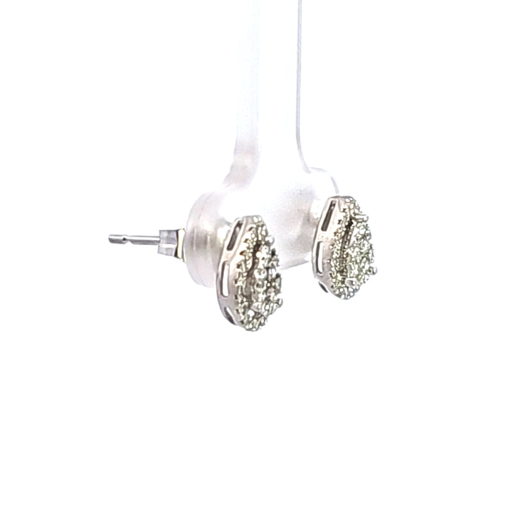 14KW Diamond Earrings