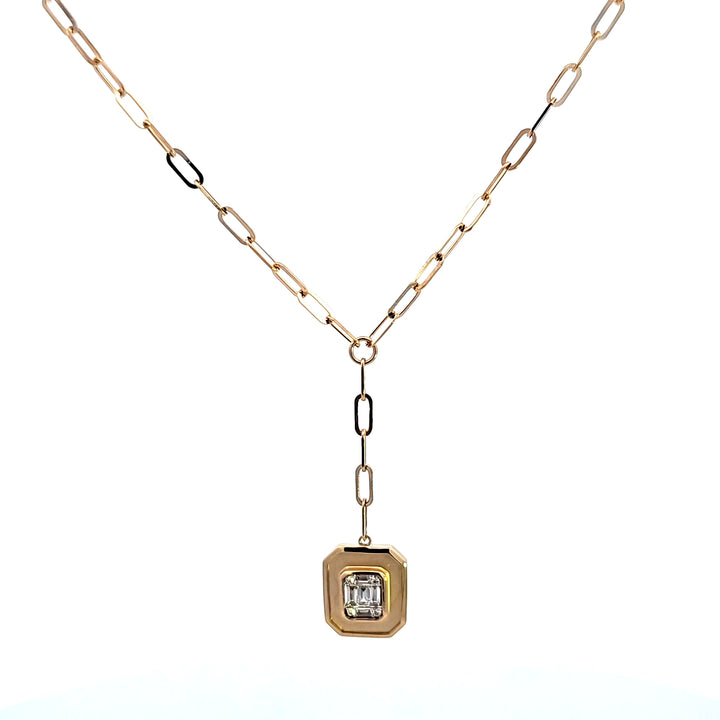 14KY Diamond Pendant Necklace