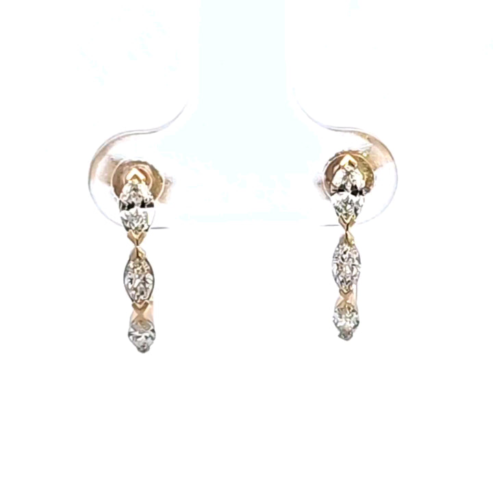 14KY Diamond Earrings