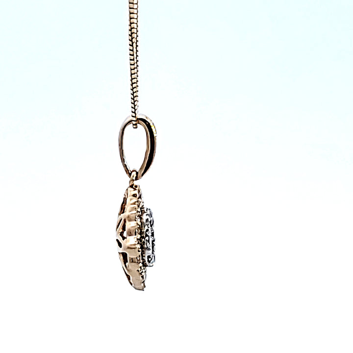 14KY "Lovebright" Diamond Pendant