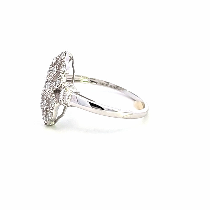 14KW Diamond Estate Ring