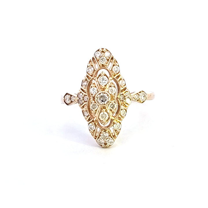 14KY Diamond Estate Ring