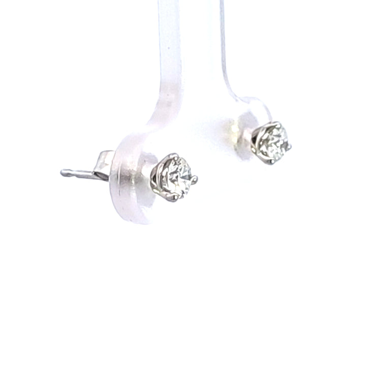 14KW 1/3 ctw Diamond Martini Stud Earrings